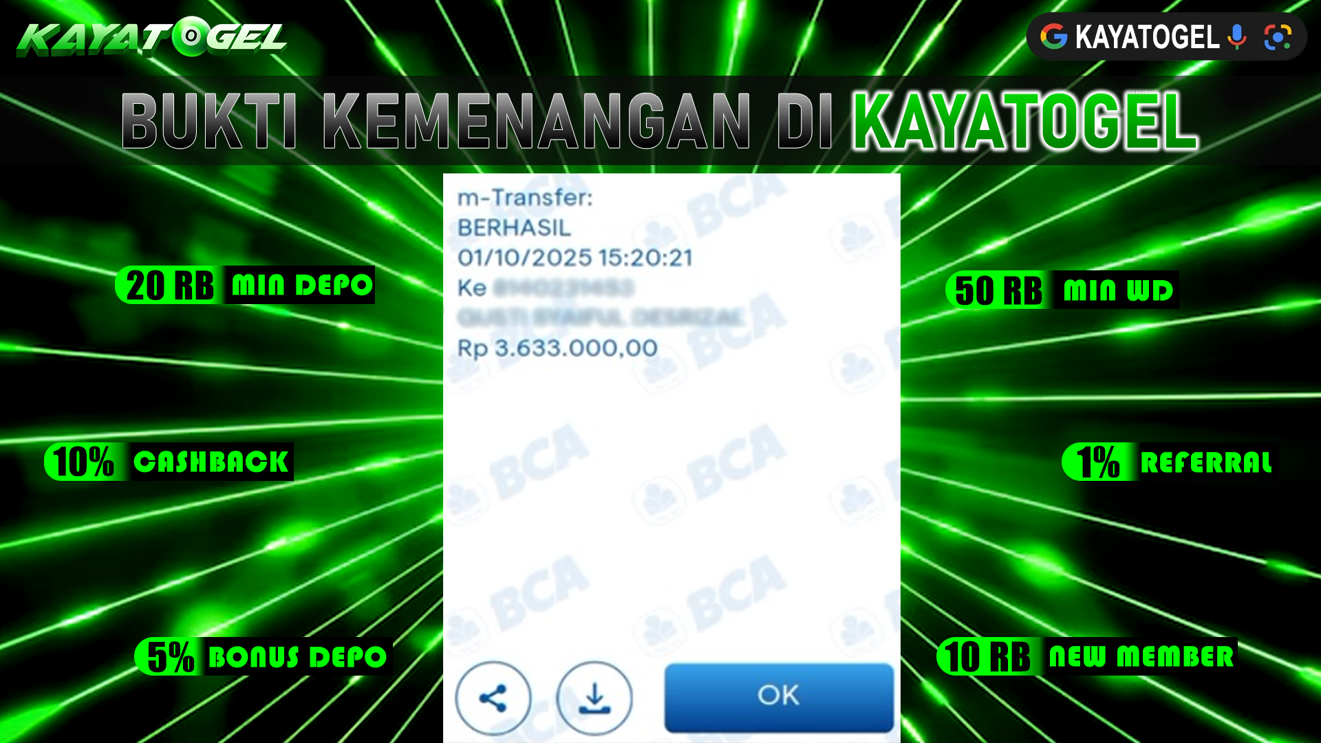 KAYATOGEL JACKPOT SLOT MAHJONG WINS 3 BLACK SCATTER Rp.3.633.000.,- LUNAS