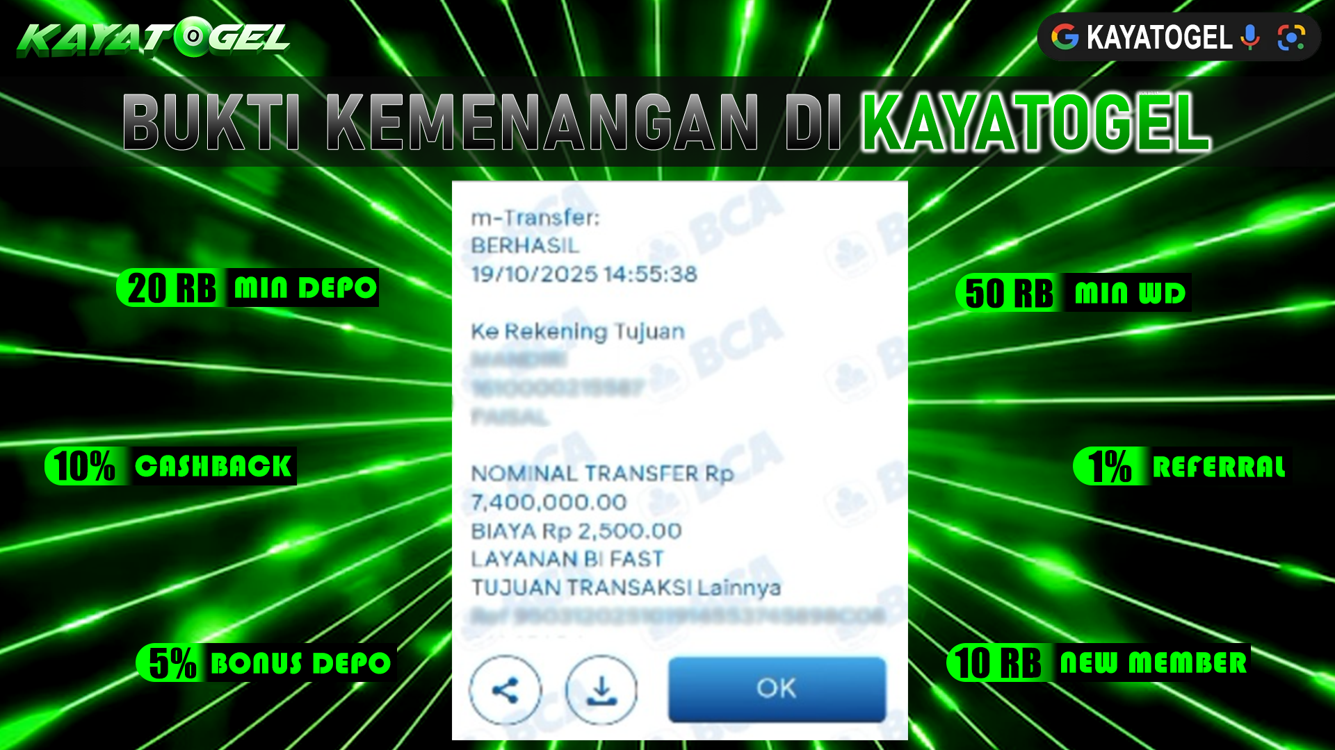 KAYATOGEL JACKPOT TOGEL PASARAN SYDNEY Rp.7.400.000.,- LUNAS