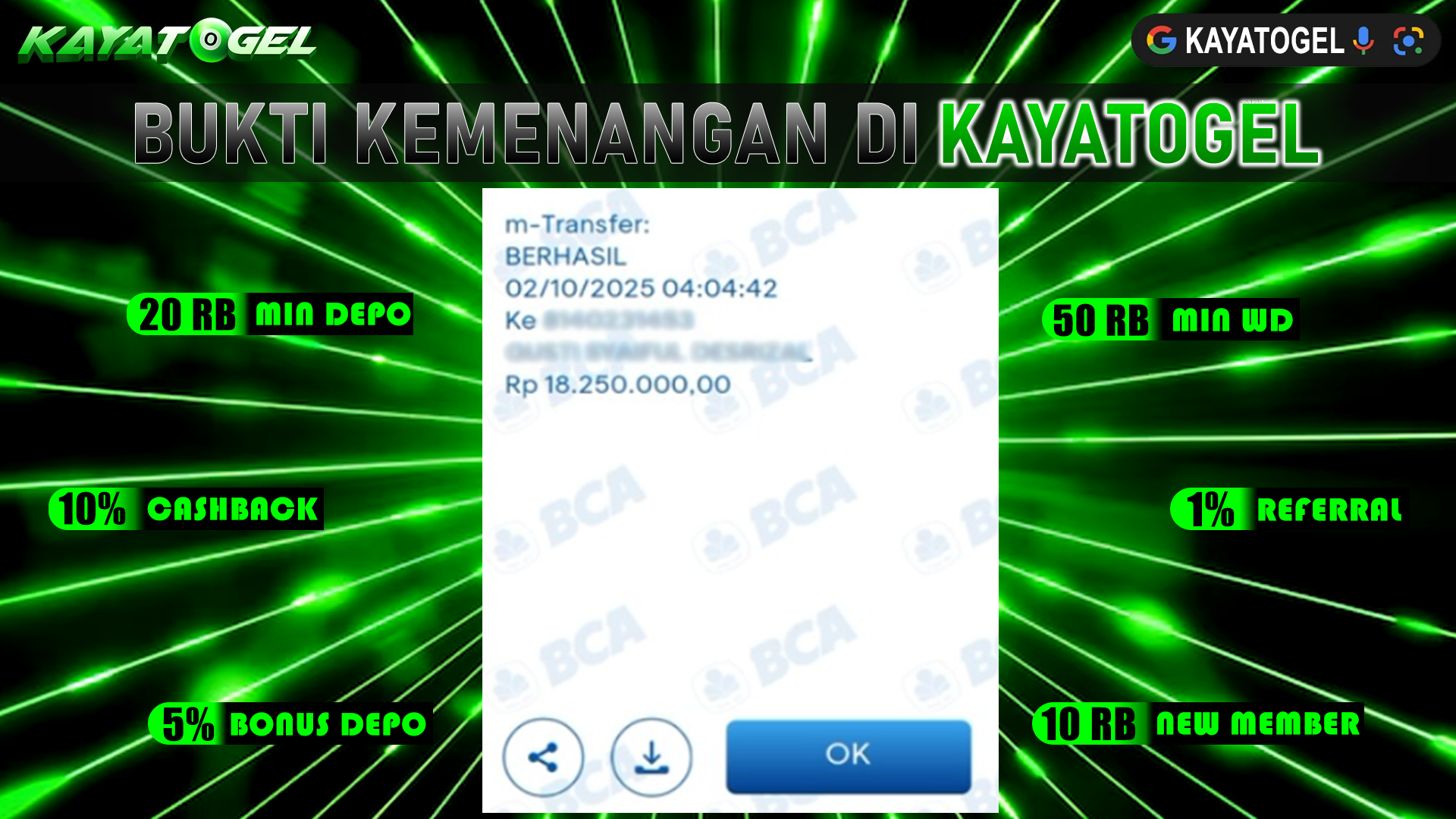 KAYATOGEL JACKPOT TOGEL PASARAN BOLTON Rp.18.250.000.,- LUNAS