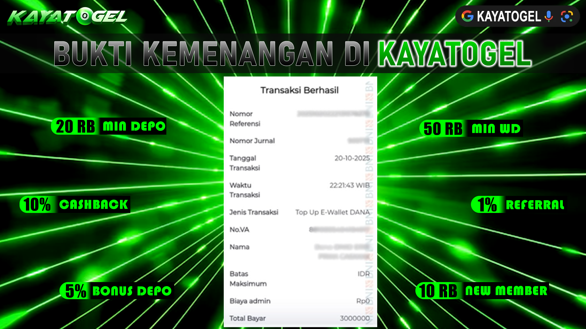 KAYATOGEL JACKPOT SLOT TSAR WARS Rp.3.000.000.,- LUNAS