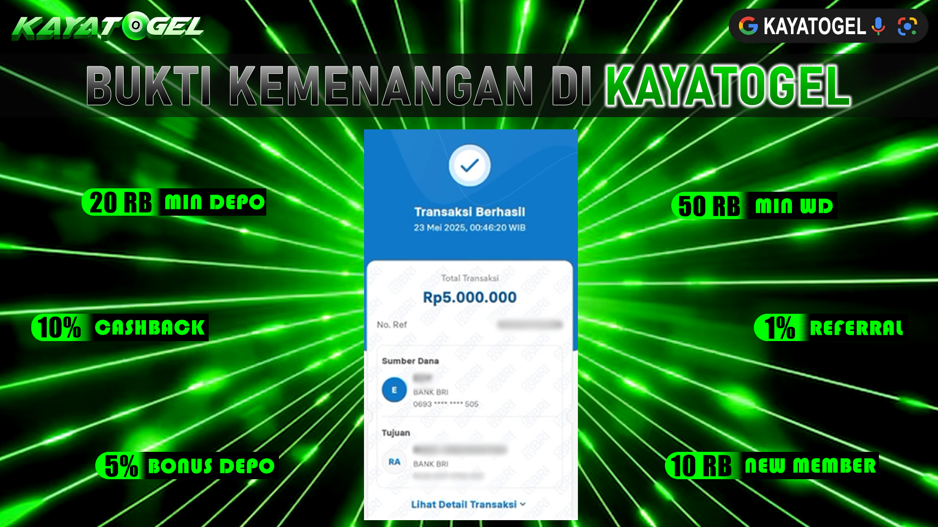 KAYATOGEL JACKPOT TOGEL PASARAN TOTO MACAU Rp.5.000.000.,- LUNAS