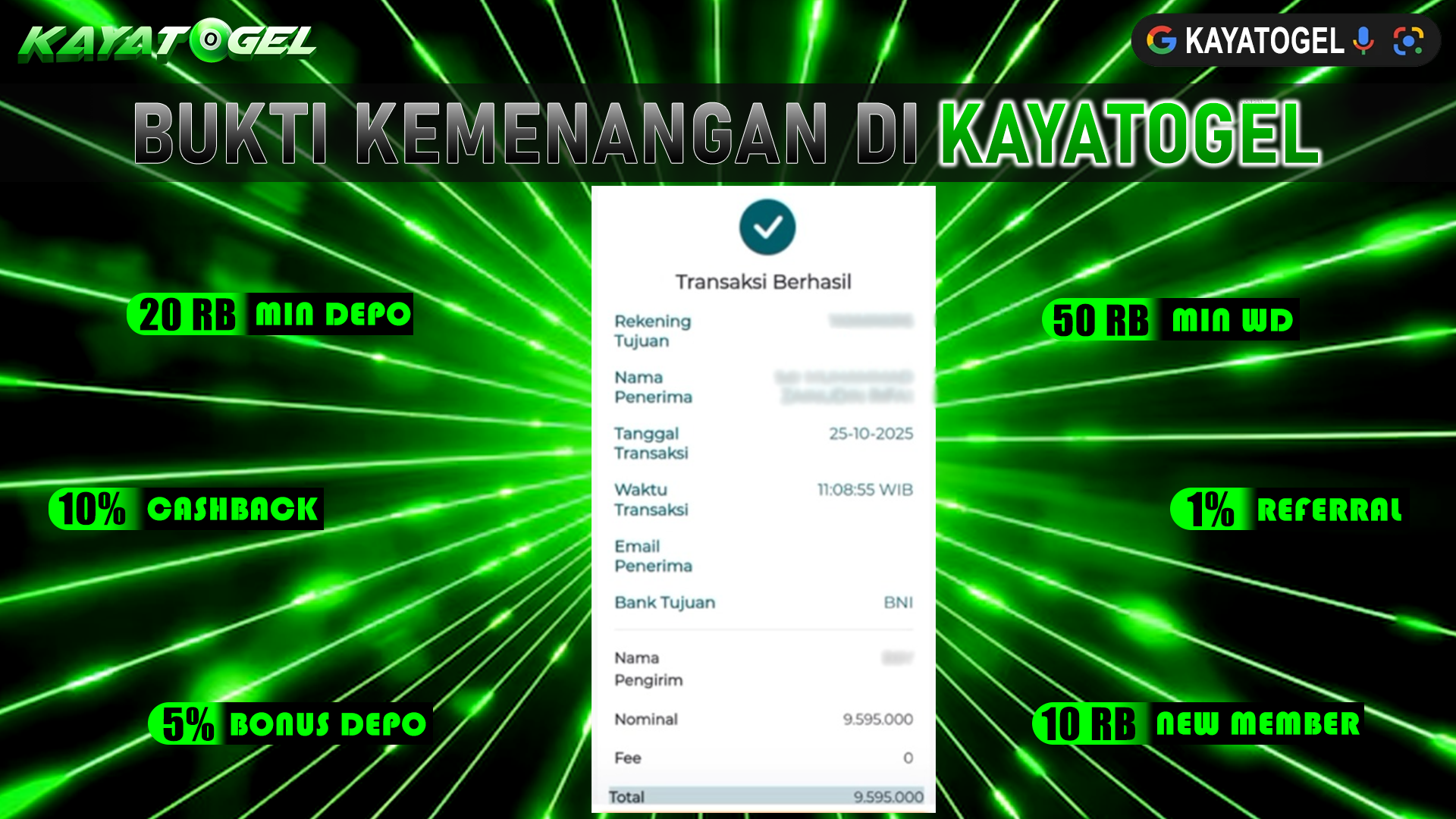 KAYATOGEL JACKPOT SLOT BONANZA GOLD Rp.9.595.000.,- LUNAS