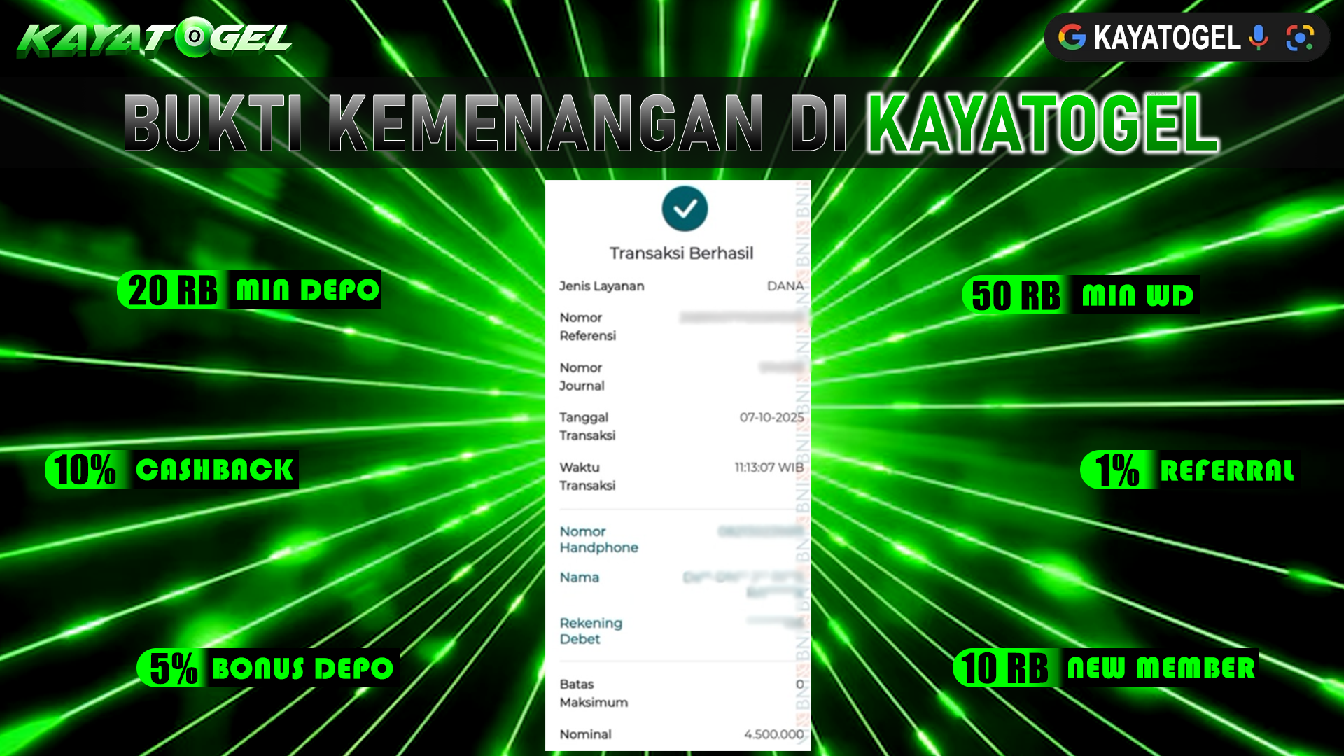 KAYATOGEL JACKPOT SLOT SUPER POWERFUL Rp.4.500.000.,- LUNAS