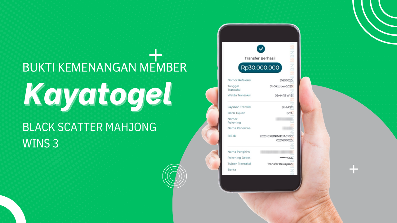 KAYATOGEL — JACKPOT SLOT BLACK SCATTER MAHJONG WINS 3 Rp 30.000.000 SUDAH DIBAYARKAN
